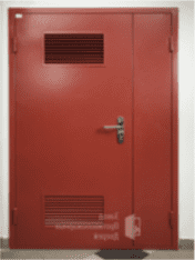 Установленная противопожарная дверь Зеррус — пример 1