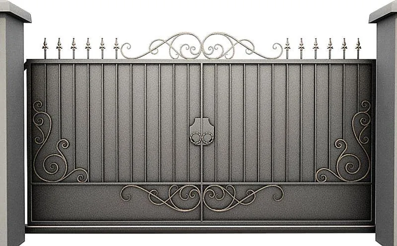 Распашные ворота Commander-18 (Нитроэмаль)